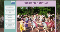 Desktop Screenshot of childrendancing.net
